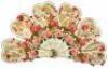 Four large Victorian fan fold-out Valentines - 3