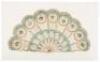 Three large Victorian calendar fan Valentines - 2