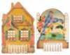 Twelve Large embossed Victorian-style calendar mounts - 4