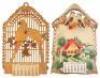 Twelve Large embossed Victorian-style calendar mounts - 8