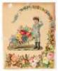 Pair of large die-cut Valentines from 1896 - 2