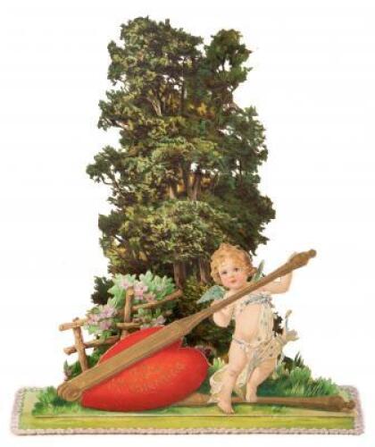 Five cherubic Victorian Valentines