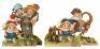 Eleven early 20th century Mechanical Valentines - 2