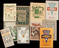 Eighteen catalogues for athletic goods, including golf