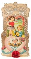 Album of eighty-five Victorian & early 20th-century fold-out Valentines