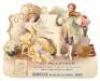 Three large Victorian die-cut calendars - 2