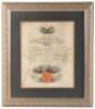 Naval commission for Lieutenant Henry B. Rumsey signed by President Abraham Lincoln