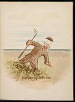 Eight Golf Sketches by Cynicus Handpainted from the Originals