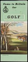 Come to Britain for Golf: Golf in Great Britain and Northern Ireland