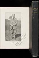 Golf Fundamentals - two copies of the book, each inscribed by Dunn