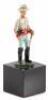 Hand-painted American Civil War theme metal chess set - 9