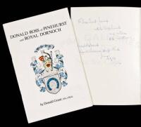 Two booklets on the Royal Dornoch Golf Club, each inscribed by Grant