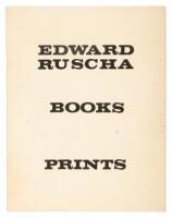 Edward Ruscha: Books and Prints