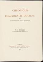 WITHDRAWNChronicles of Blackheath Golfers with Illustrations and Portraits