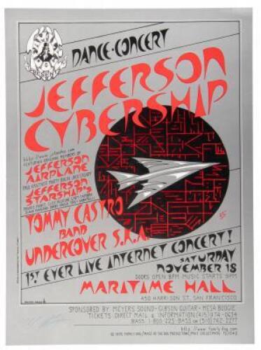Family Dog Presents Jefferson Cybership at the Maritime Hall 1995 poster FD/ID#2