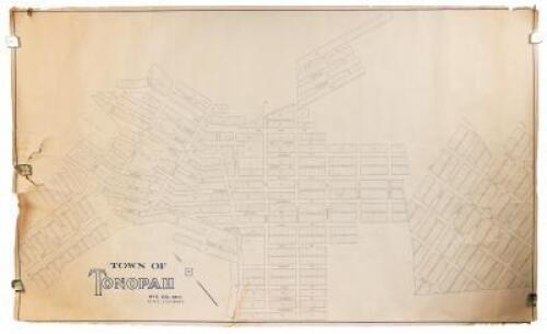 Town of Tonopah, Nye Co., Nev. Scale, 1 in. = 100 ft.