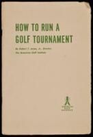 How to Run a Golf Tournament