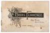 Hotel Florence, San Diego, California. Stuart Kennedy, Manager (wrapper title)