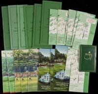 Records of the Masters Tournament - several years of the publication along with other Masters Tournament publications