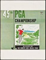 45th PGA Championship, July 18, 19, 20, 21, 1963. D[allas] AC Country Club, Dallas, Texas [Official Program]