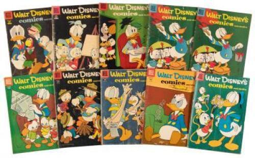 Walt Disney's Comics and Stories: Lot of 10 Comics