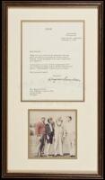 Letter from President Dwight D. Eisenhower to Warren Orlick, plus photograph