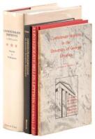 Four bibliographical volumes about Confederate imprints, literature and poetry