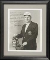 Photograph of Chuck Kocsis, signed