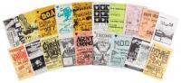 Lot of twenty handbills from punk and hardcore shows of the 1980's-1990's in California