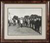 Photograph of Richard Nixon with the 1969 Ryder Cup American team, signed by Nixon