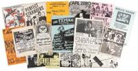 Lot of approx. forty miscellaneous punk posters and flyers