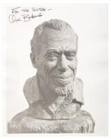 Photograph signed and inscribed by Charles Bukowski