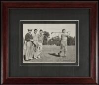 Photograph of Gene Sarazen, signed