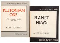 Two Pocket Poet volumes, signed by Allen Ginsberg