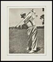 Two photographs of Sam Snead, signed