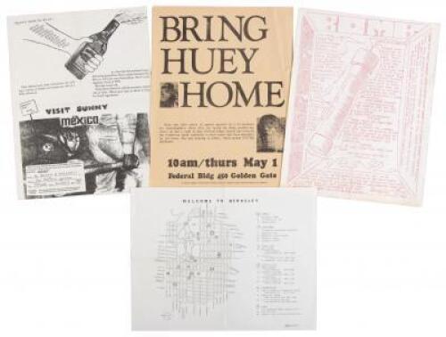 Seven radical flyers from Berkeley from 1969