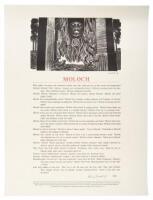 Moloch broadside with two volumes inscribed by Allen Ginsberg to Lynd and May Ward