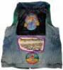 Jean jacket/vest from the Hippie era, with decals, embroideries and other features - 2