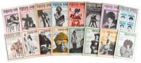 Thirty-two issues of Rolling Stone Magazine from 1968 & 1969