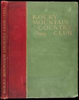 Rocky Mountain Country Club Incorporated Club Colors - Red and Green. Devoted to Sport and Pleasure