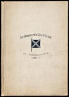 Officers, Members, Constitution and Rules of the St. Andrew's Golf Club, of Yonkers, N.Y., 1896-'97