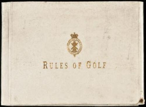 Rules of Golf by the Royal and Ancient Golf Club of St. Andrews