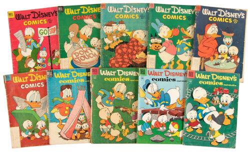 Walt Disney's Comics and Stories: Lot of 10 Comics