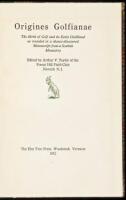 Origines Golfianae: The Birth of Golf and its Early Childhood as revealed in a chance-discovered Manuscript from a Scottish Monastery