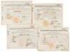 Eight Chinese nationality certificates issued by the Chinese consulate in Havana, Cuba