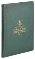 Report Upon the Determination of the Astronomical Co-ordinates of the Primary Stations at Cheyenne, Wyoming Territory, and Colorado Springs, Colorado Territory, made during the years 1872 and 1873...