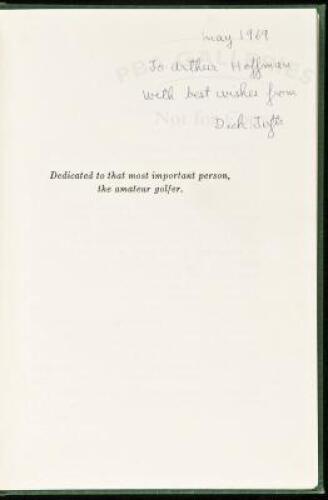 The Scottish Invasion, Being a brief review of American golf in relation to Pinehurst and the Sixty Second National Amateur