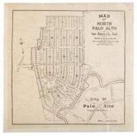 Map of North Palo Alto, San Mateo Co., Cal. North Palo Alto for Sale by the Alberton Realty Co., Examiner Building, San Francisco, Cal.