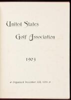 United States Golf Association 1903 [Yearbook]
