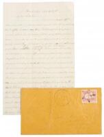 Autograph Letter Mentioning the Assassination of Abraham Lincoln